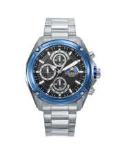 Crono Acero Ip Azul Brazalete Sr Va