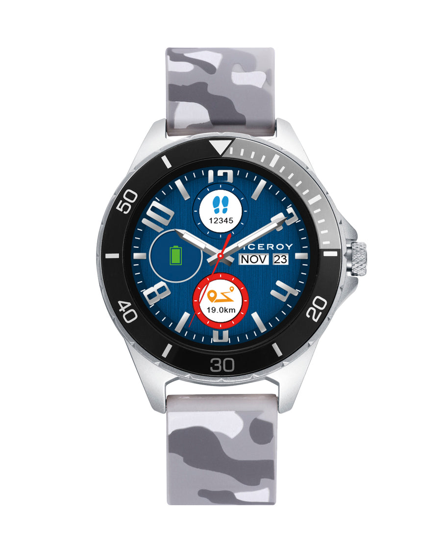 Pack Reloj Smart Aluminio Nuevo Blanco Correa Niño Va