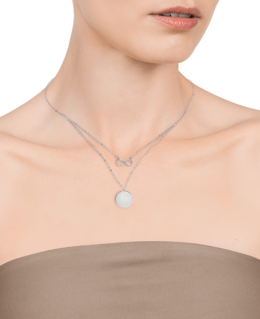 Collar Plata De Ley Circonitas Sra Jwls