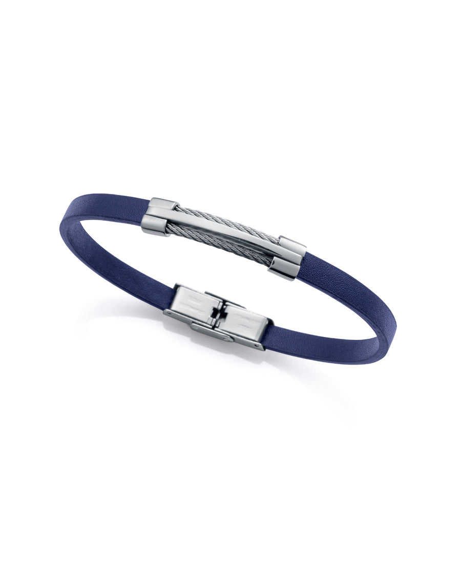 Puls Acero Piel Azul Sr Fashion