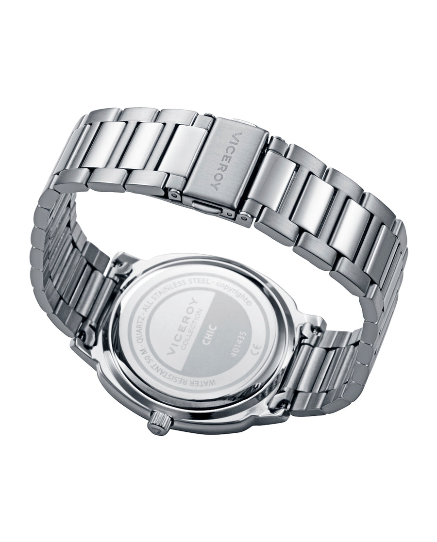 Reloj Acero Brazalete Sr Va