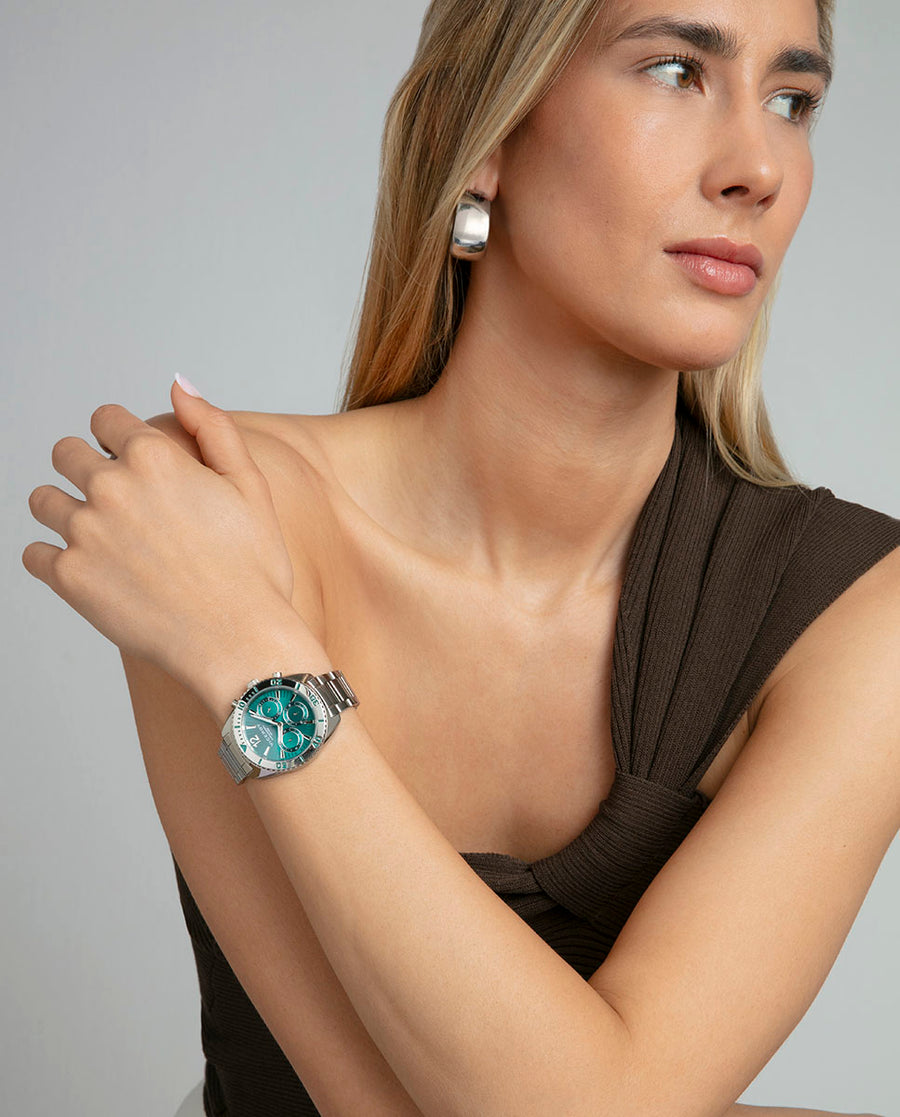 Crono Acero Brazalete Sra Va