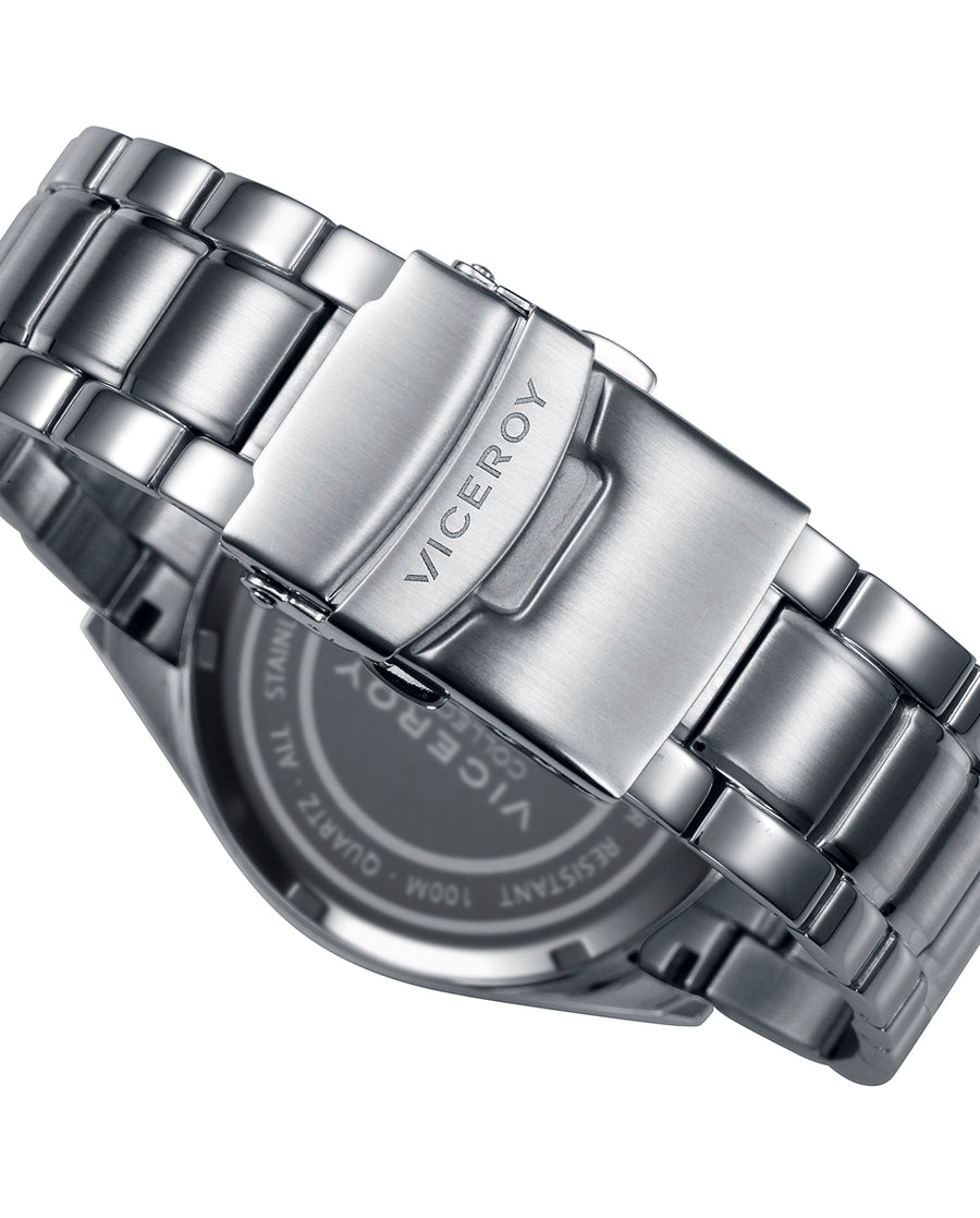 Crono Acero Brazalete Sr Va