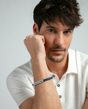Puls Acero Piel Azul Sr Fashion
