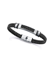 Puls Acero Piel Y Silicona Negra Sr Fashion
