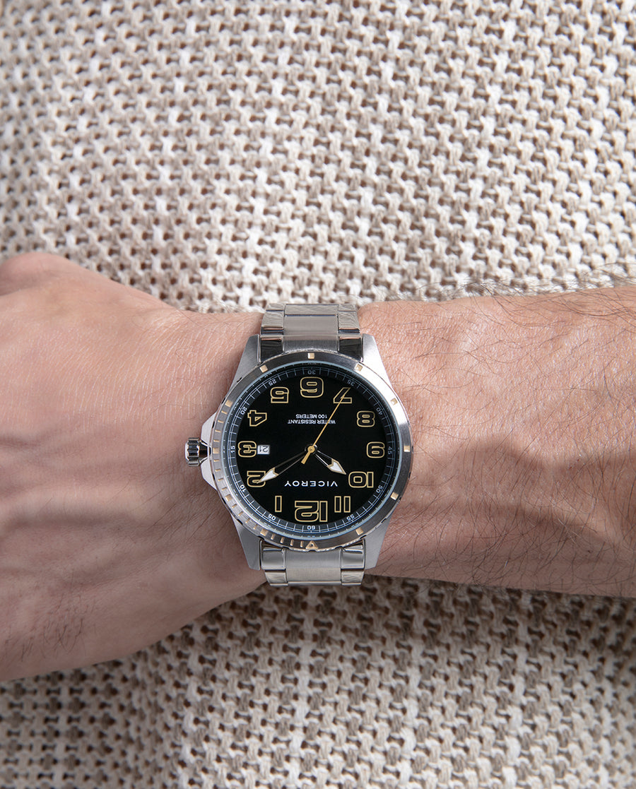 Reloj Acero Brazalete Sr Va