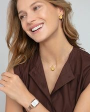 Collar Acero Ip Dorado Caracol Mar Sra Fsn
