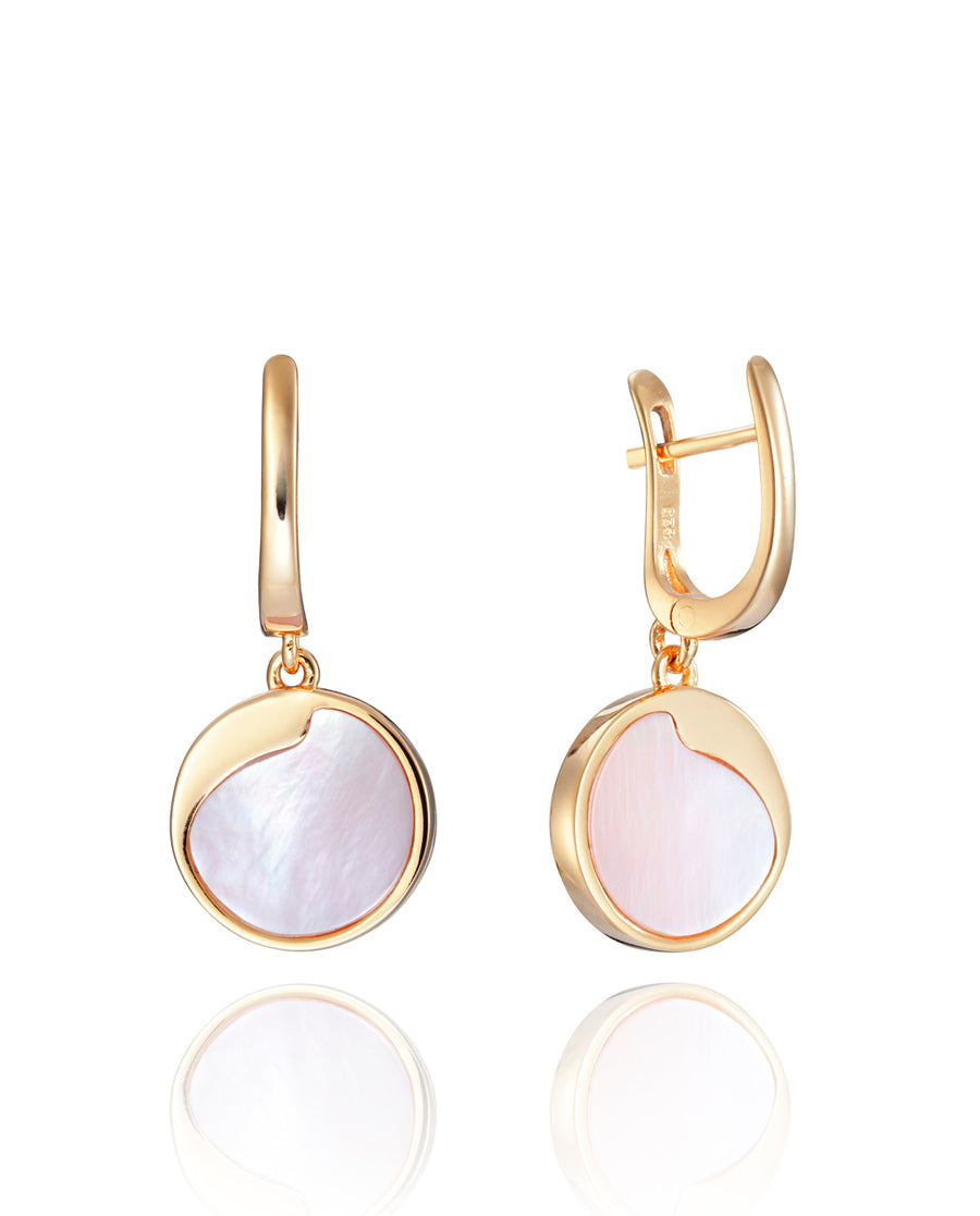 Pendientes De Plata Y Madre Perla Sra Jewels