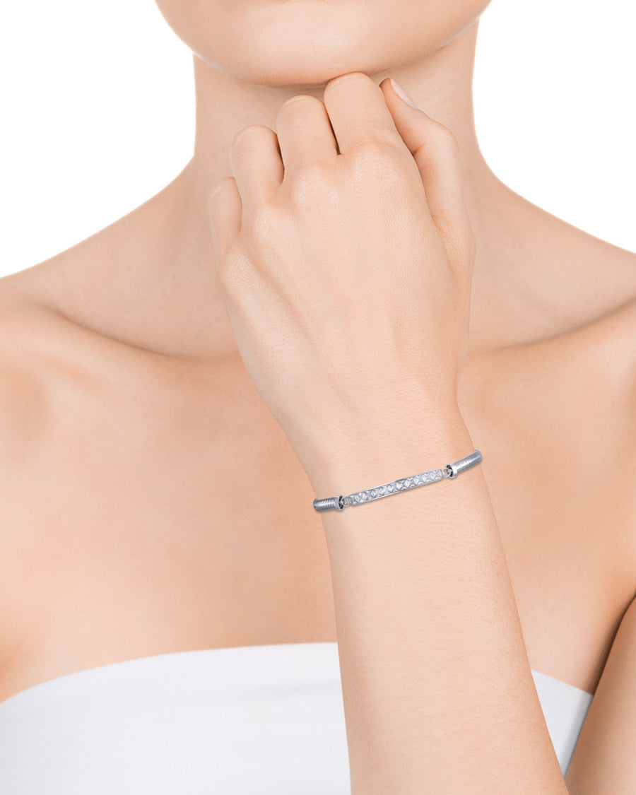 Pulsera Acero Circonitas Sra Fn