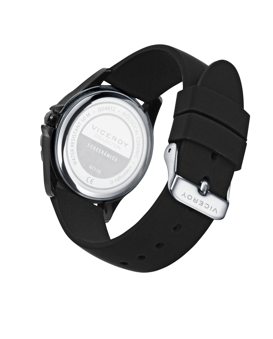 Biological Ceramic Watch Black Strap Woman Va