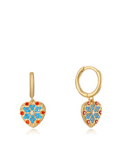 Boucles d'Oreilles Argent Massif Plaqué Or Circ Sra Jewels