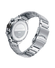 Crono Acero Ip Negro Brazalete Sr Va