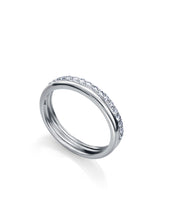 Bague double circ en argent sterling Mme Jwls