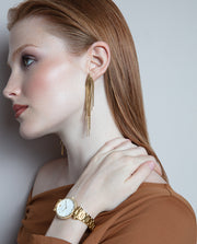 Bracelet Montre Acier Ip Doré Mrs. Va
