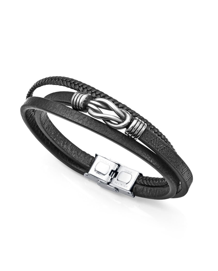 Puls Acero Y Piel Negra Sr Fn