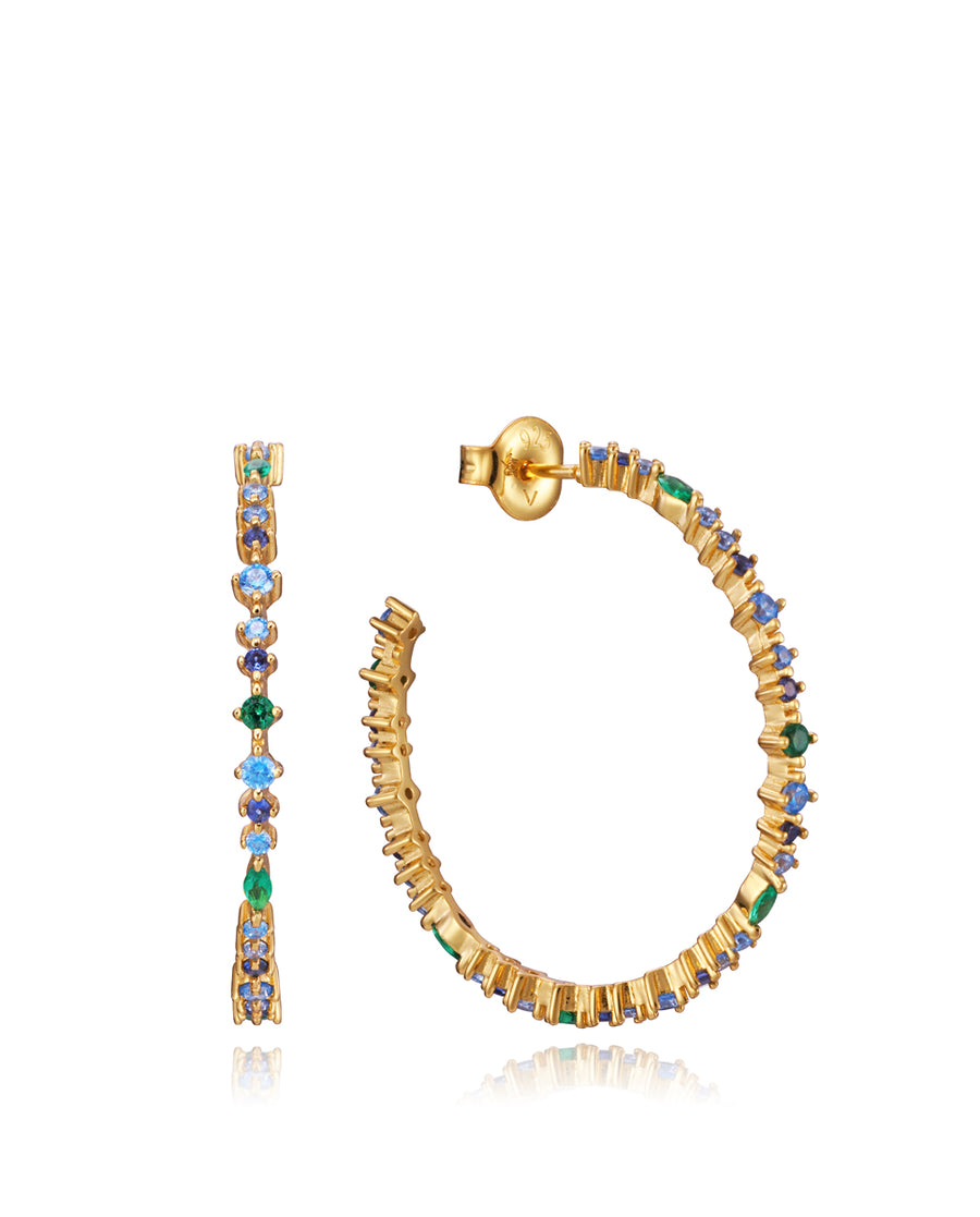 Pend Plata De Ley Baño Oro Circ Sra Jewels
