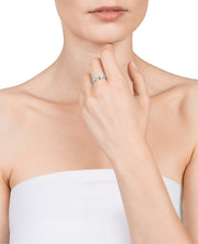 Anillo Plata Ley Discos Y Circonita Sra Jewl
