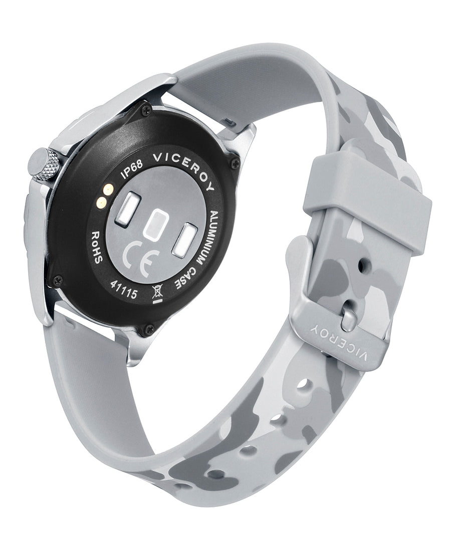 Pack Reloj Smart Aluminio Nuevo Blanco Correa Niño Va
