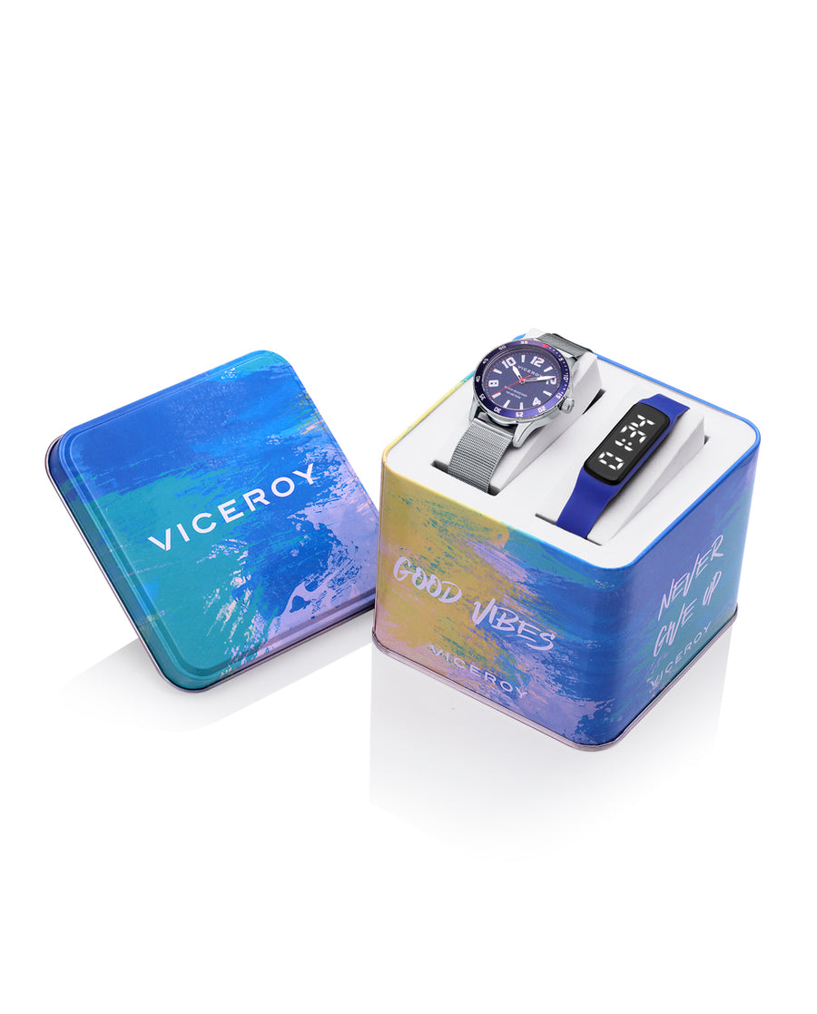 Pack Stainless Steel Watch Bracelet Boy Va