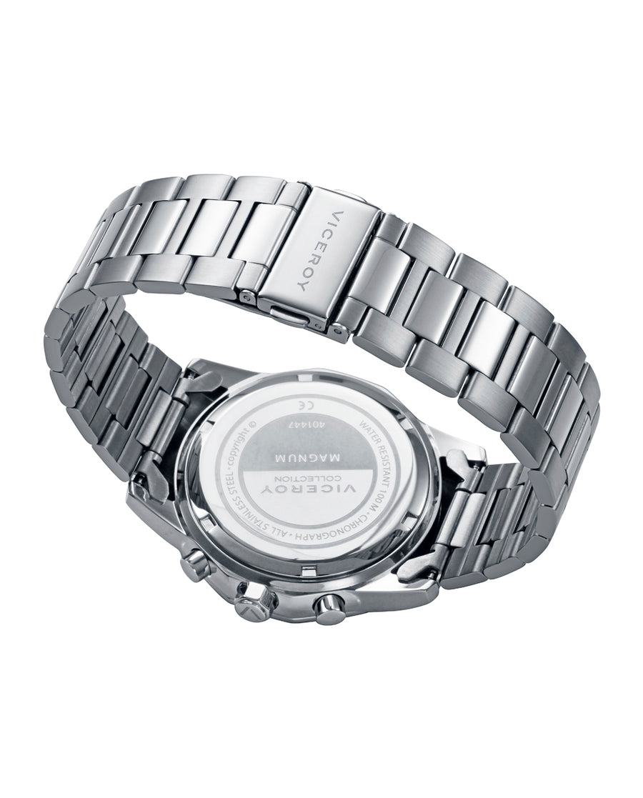 Crono Acero Ip Rosa Brazalete Sr Va