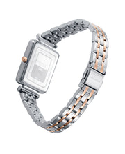 Reloj Acero Ip Rosa Brazalete Sra Va