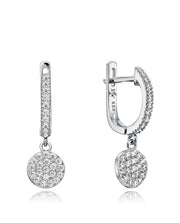 Sterling Silver Earrings With Cz Lady Jewels