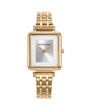 Reloj Acero Ip Dorado Brazalete Sra Va