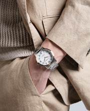 Reloj Acero Ip Dorado Brazalete Sr Va