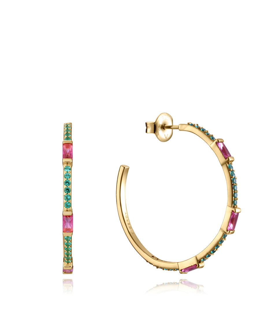 Pend Plata De Ley Baño Oro Circ Sra Jewels