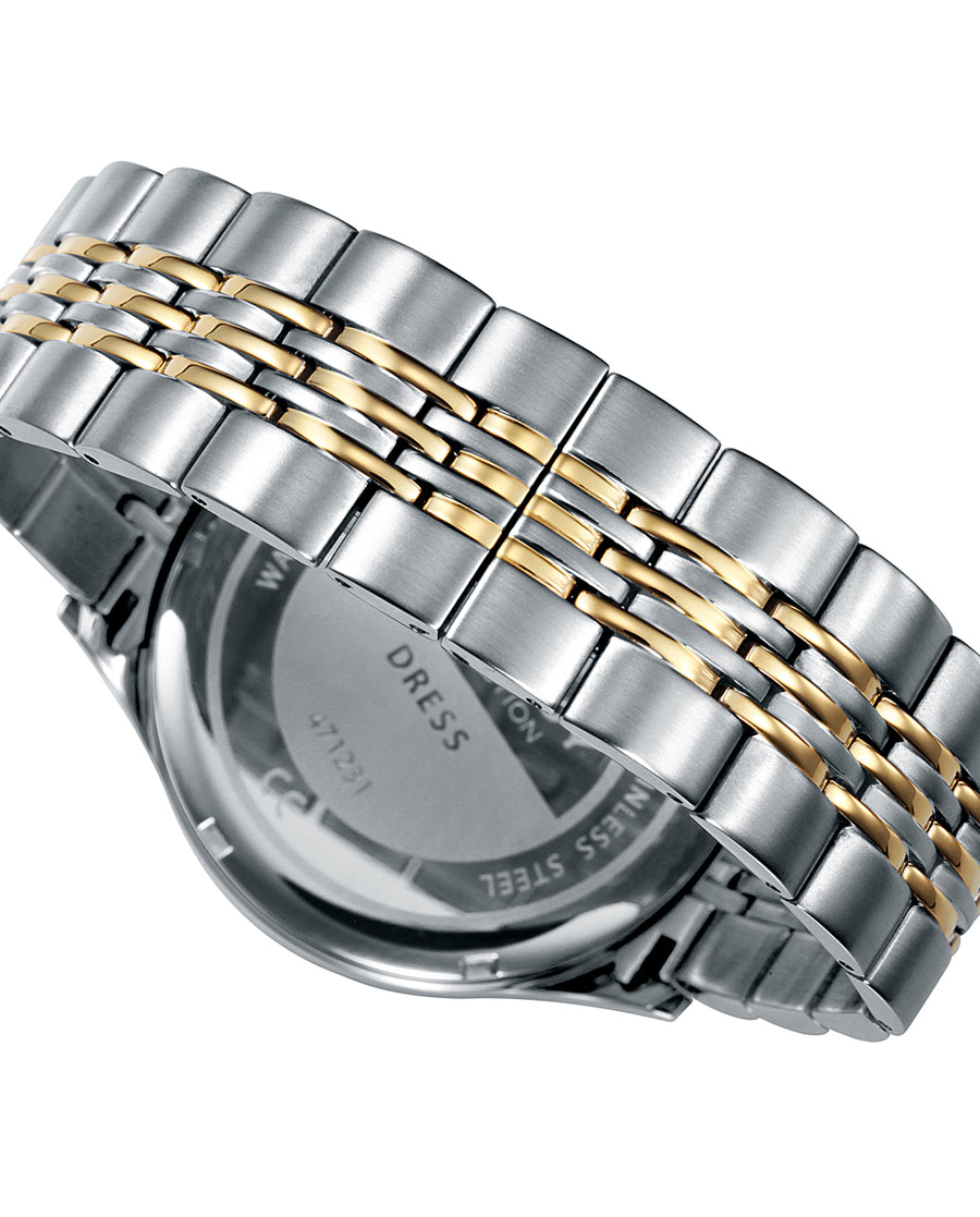Reloj Acero Ip Dorado Brazalete Sr Va