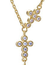 Collar Plata De Ley Baño Oro Circ Niña Jwls
