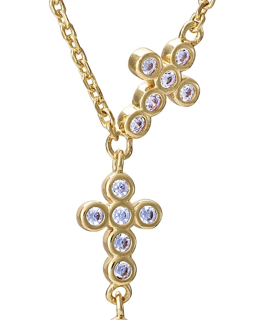 Collar Plata De Ley Baño Oro Circ Niña Jwls