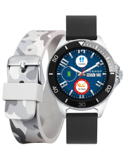 Pack Reloj Smart Aluminio Nuevo Blanco Correa Niño Va