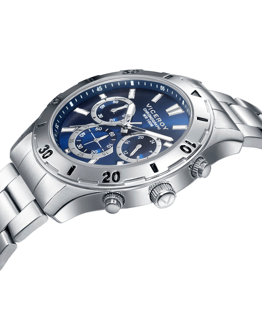 Crono Acero Brazalete Sr Va