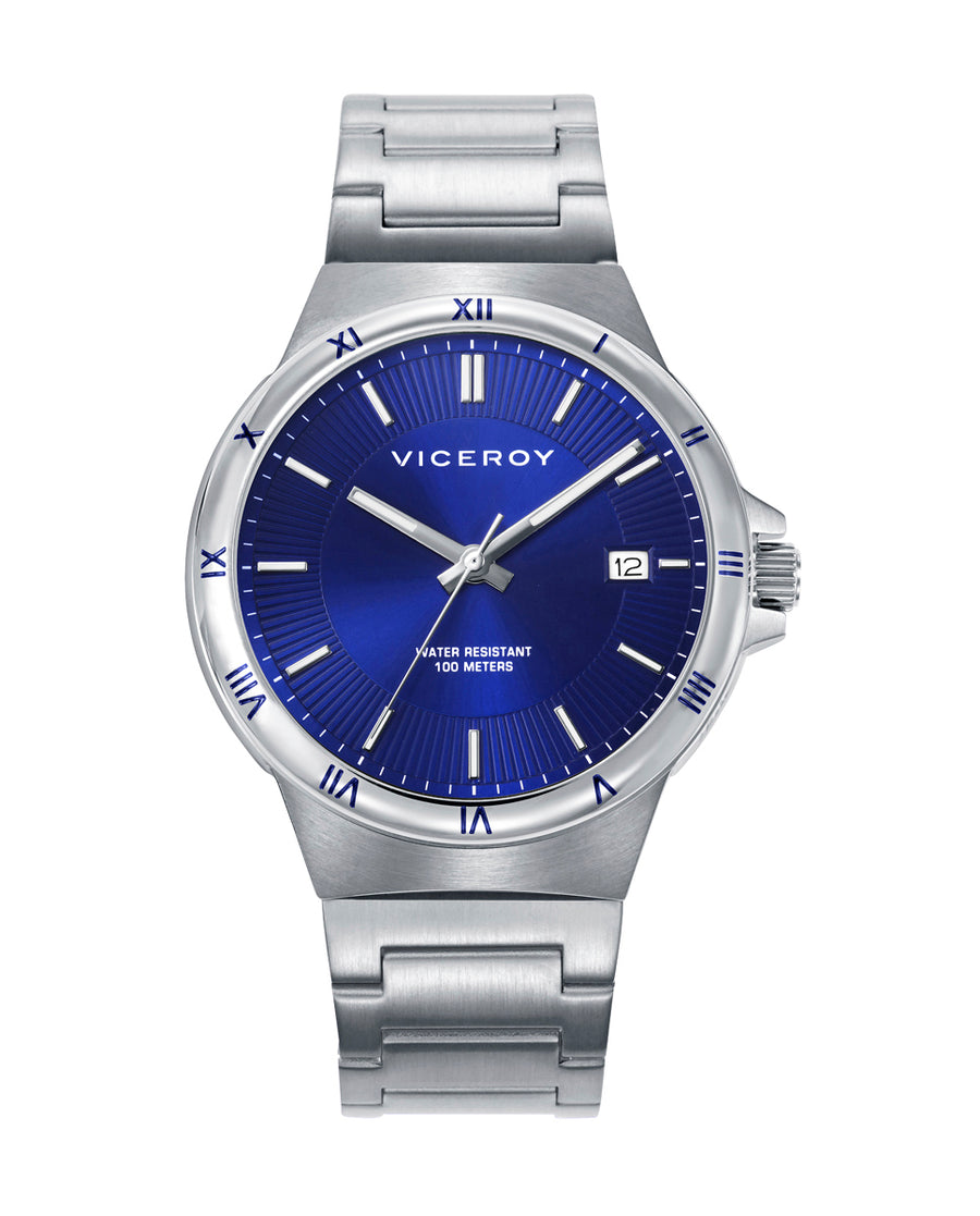 Reloj Acero Brazalete Sr Va