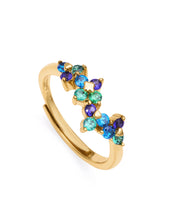 Anillo Plata De Ley Baño Oro Circ Sra Jewels