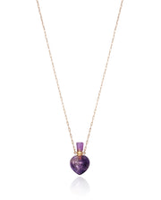 Collar Acero Ip Dorado Piedra Sra Fn
