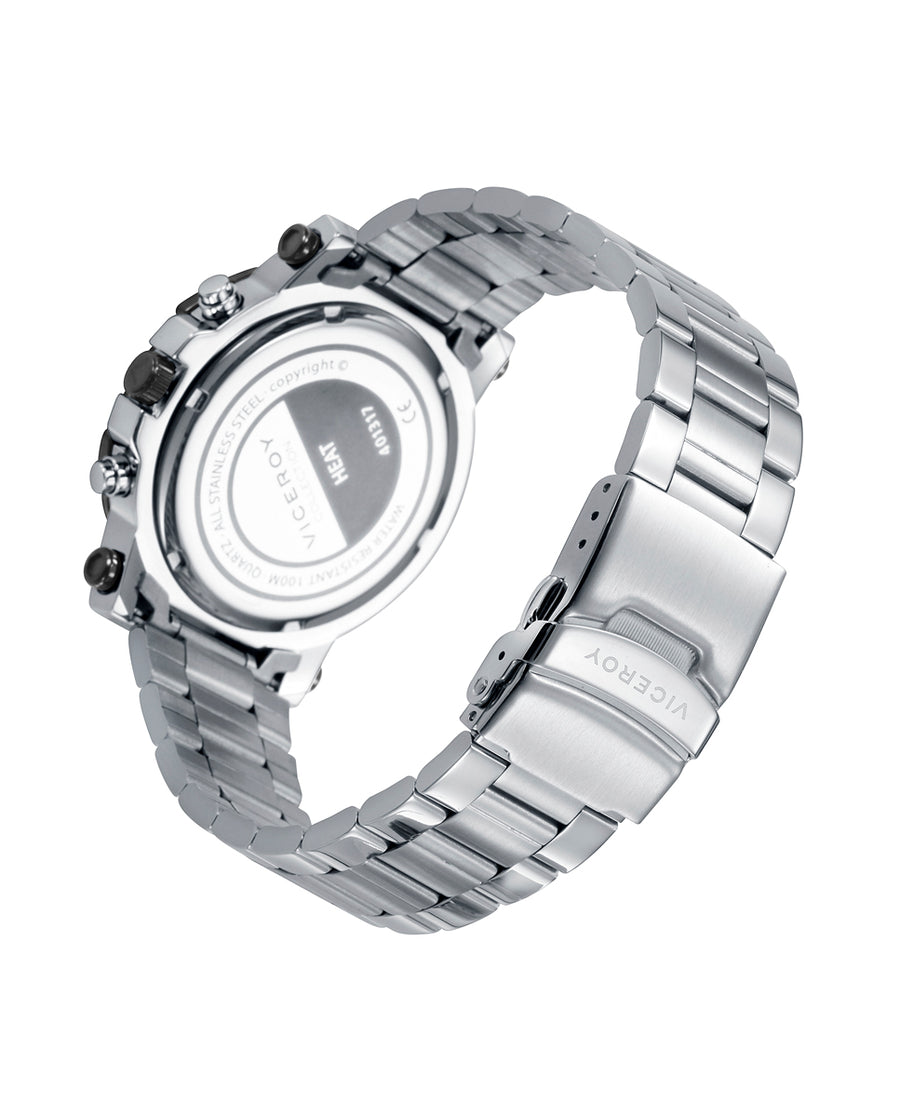 Bracelet Multi Acier Ip Gris Sr Va