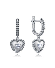 Sterling Silver Lever Back Earrings With Hanging