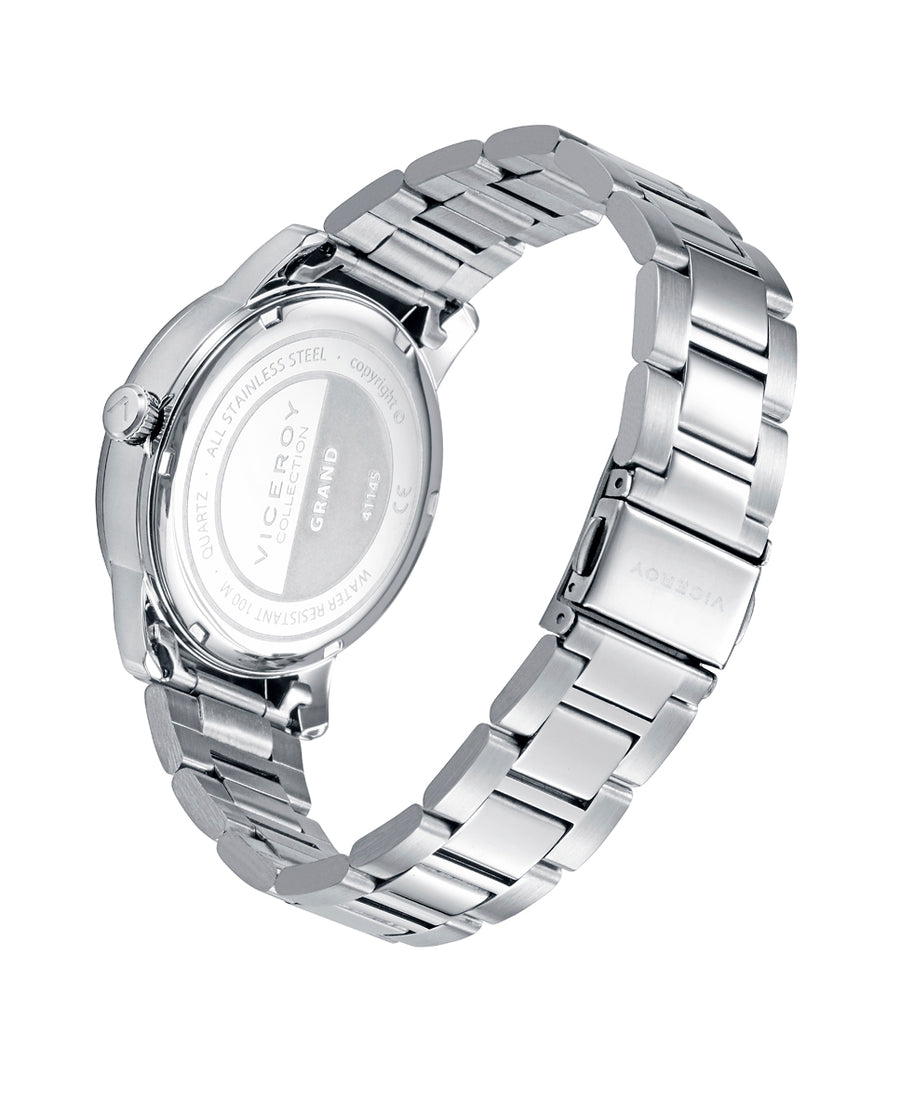 Reloj Acero Ip Dorado Brazalete Sr Va