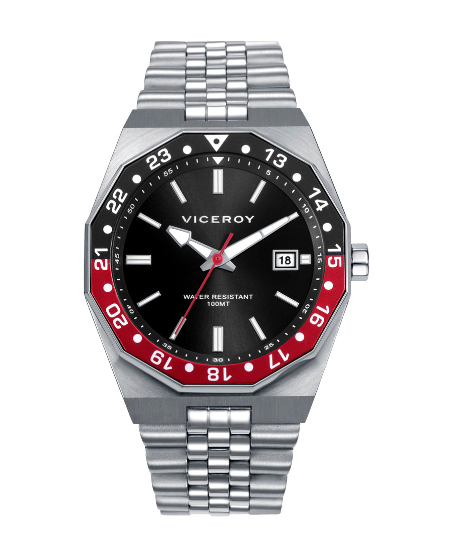 Reloj Acero Brazalete Sr Va