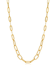 Coll Chaînes dorées en argent sterling Mrs. Jwls