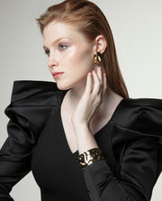 Puls Acero Rígida Ip Dorado Sra Fashion