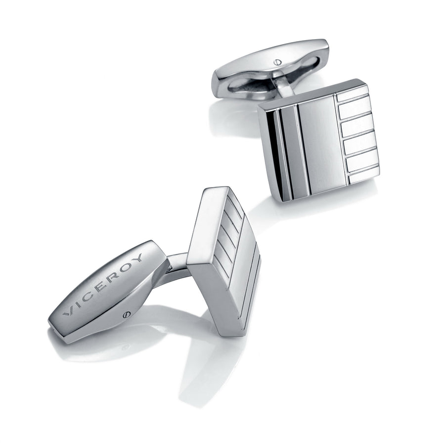 Boutons de manchette en acier Sr Fashion