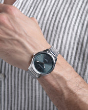 Reloj Acero Brazalete Sr Va