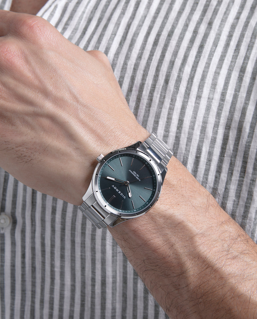 Reloj Acero Brazalete Sr Va