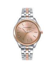 Reloj Acero Ip Rosa Brazalete Sra Va