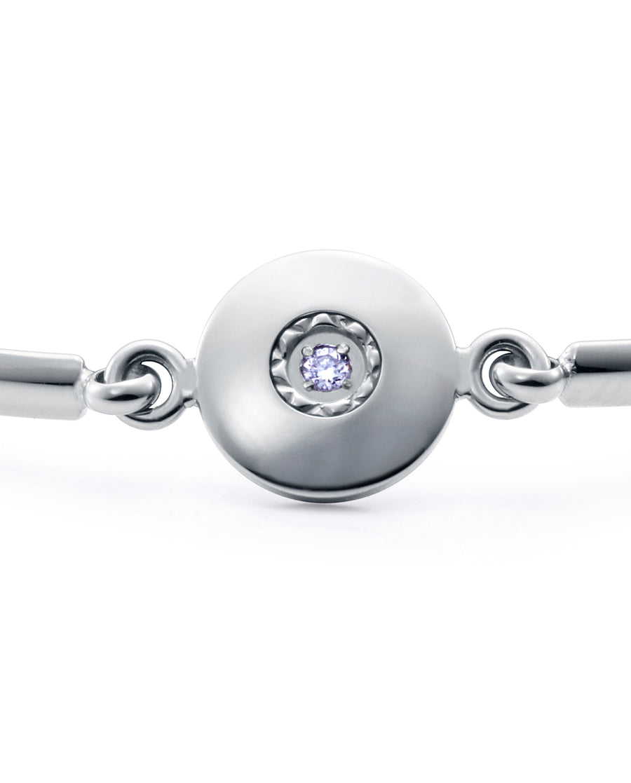 Puls Acero Diamante Creado Sra Fashion