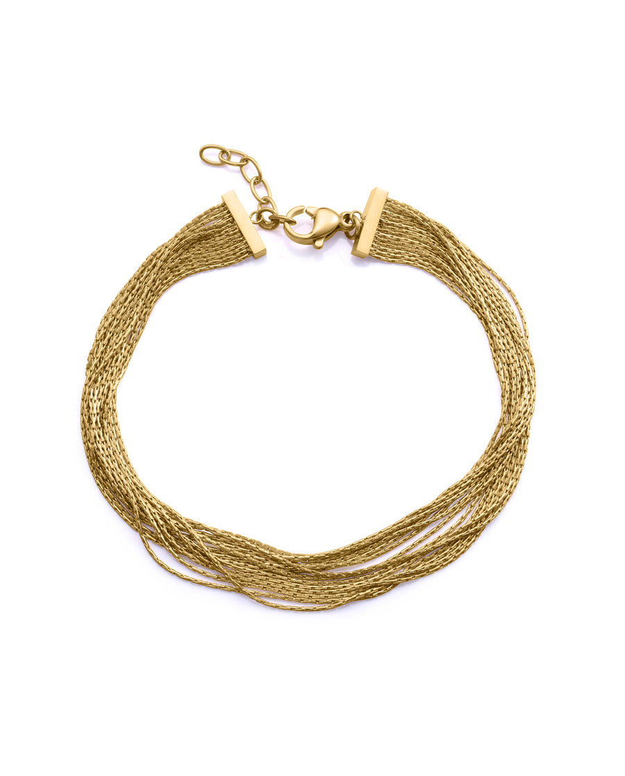 Puls Acero Ip Dorado Cadenas Sra Fashion