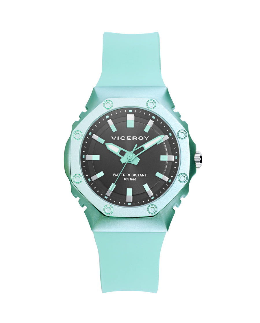 Reloj Aluminio Verde Correa Sra Va
